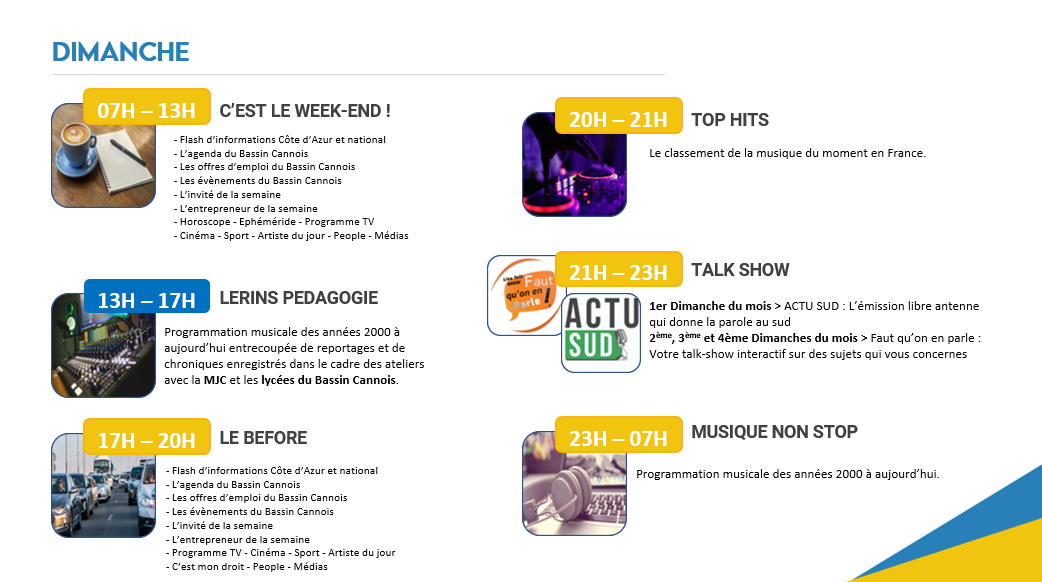 Grille des programmes